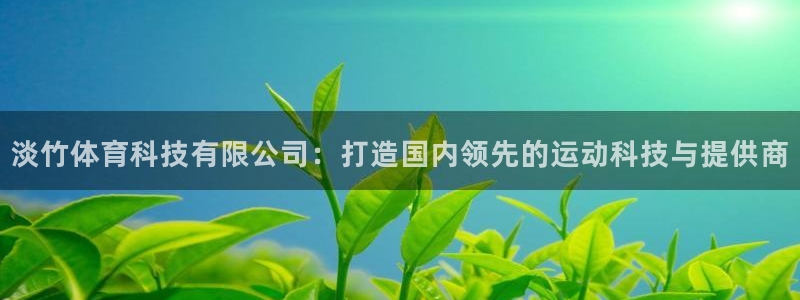 淡竹体育科技有限公司：打造国内领先的运动科技与提供商