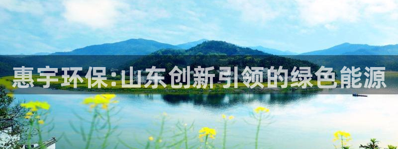 惠宇环保:山东创新引领的绿色能源